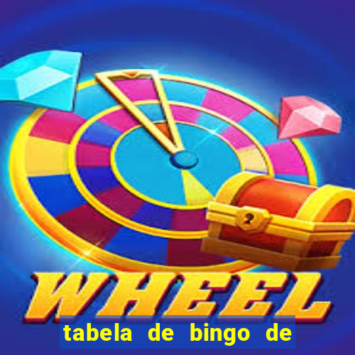 tabela de bingo de 1 a 100